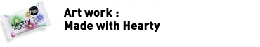 Artwork : Made with Hearty