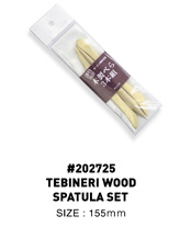 #202725 TEBINERI WOOD SPATULA SET